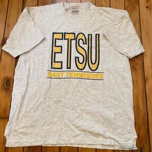 Vintage ETSU East Tennesseee State Graphic T-Shirt